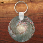 M51 Whirlpool Astronomie Schlüsselanhänger (Vorderseite)