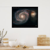 M51 Whirlpool Galaxy Poster (Küche)