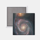 M51 Whirlpool Spiralgalaxie NASA Magnet (Vorderseite/Rückseite)