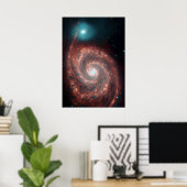 M51 Whirlpool Spiralgalaxie NASA Poster (Heimbüro)