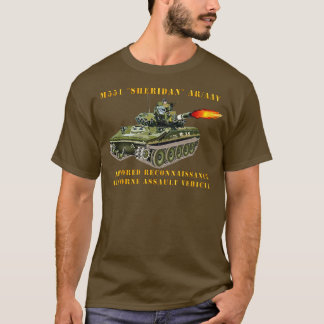 M551 Sheridan Firing ARAAV T-Shirt