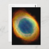 M57 Ring Nebula Konstellation Leier Außenraum Postkarte (Vorne/Hinten)