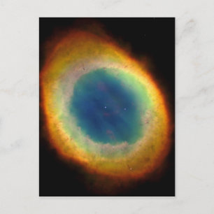 M57 Ring Nebula Konstellation Leier Außenraum Postkarte