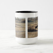 M5 Bull Elch in den Sandbergen Tasse (Zentrum)