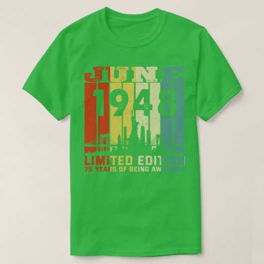 M602 Juni 1948 Limited Edition 75 Jahre als T-Shirt (Design vorne)