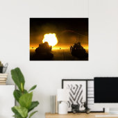 M60 Pattons Poster (Heimbüro)