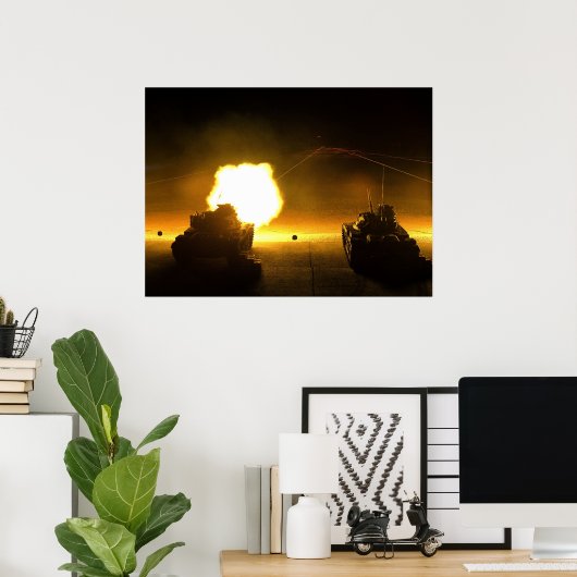 M60 Pattons Poster (Heimbüro)