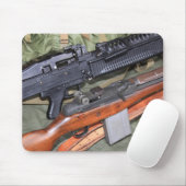 M60 u. M14 nebeneinander Mousepad (Mit Mouse)