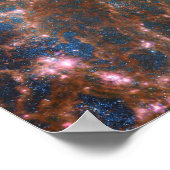 M74 Spiralgalaxie | NGC 628 | Hubble & JWST Poster (Ecke)