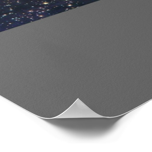 M78 Reflektionsnebel im Orion Poster (Ecke)