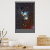 M78 Reflektionsnebel im Orion Poster (Küche)