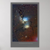 M78 Reflektionsnebel im Orion Poster (Vorne)