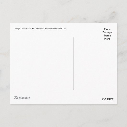 M81 GALAXY POSTKARTE (Rückseite)