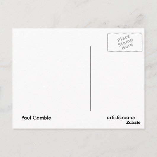 M81 Spiralgalaxie Postkarte (Rückseite)