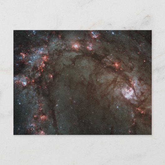 M83 Spiralgalaxie NASA Postkarte (Vorderseite)