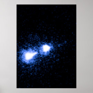 M87 Nucleus und Bright Knot Poster