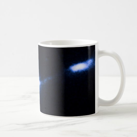 M87 Nucleus und Bright Knot - STIS. Kaffeetasse (Rechts)