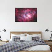 M8, Der Lagunennebel in Sagittarius Leinwanddruck (Insitu (Schlafzimmer))