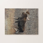 M8 Stier Elche Puzzle (Horizontal)