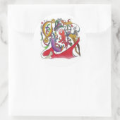 M9-Aufkleber Runder Aufkleber (Tasche)