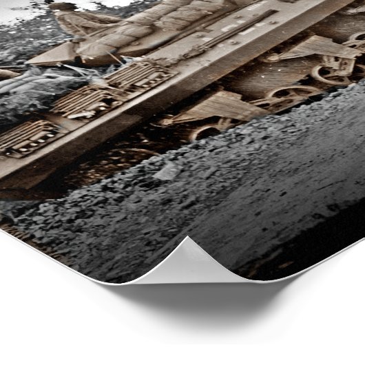 M-10 Tankzerstörer des Zweiten Weltkriegs Poster (Ecke)