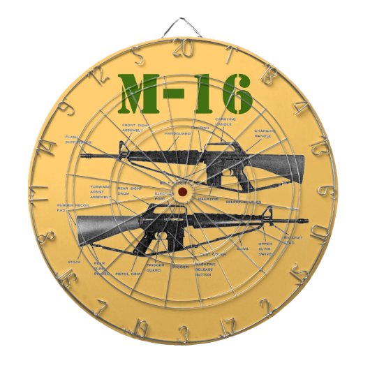 M-16 DARTSCHEIBE (vorne)