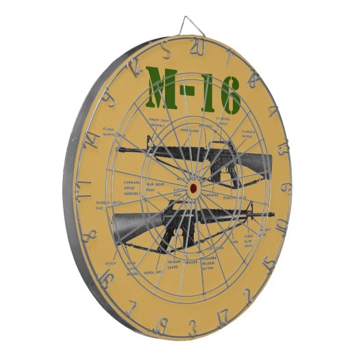 M-16 DARTSCHEIBE (Vorderseite Links)