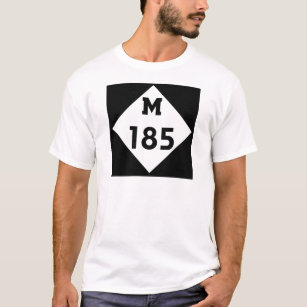 M-185   Mackinac Insel-Michigan-Landstraße T-Shirt