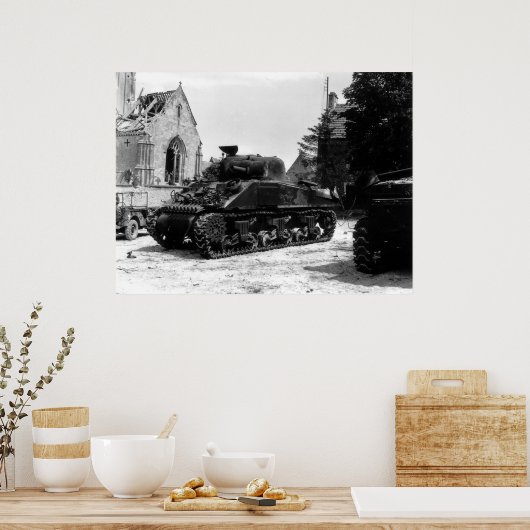 M-4 Sherman Poster (Küche)