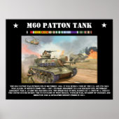 M-60 Patton Tank Poster (Vorne)