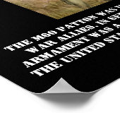M-60 Patton Tank Poster (Ecke)