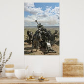 M-777 Howitzer Artillery Cannon Poster (Küche)
