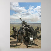 M-777 Howitzer Artillery Cannon Poster (Vorne)