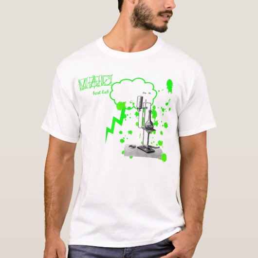 M.A.D Schlag-Laborwissenschaft! T-Shirt (Vorderseite)