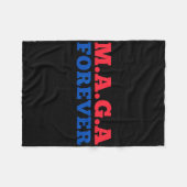 M.a.g.a. für immer  fleecedecke (Vorderseite (Horizontal))