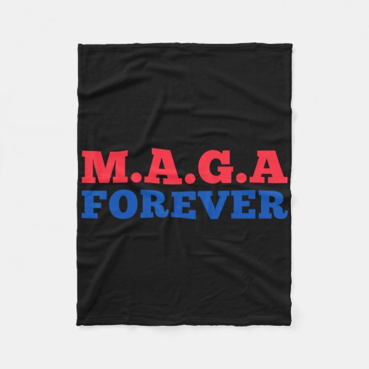 M.a.g.a. für immer  fleecedecke (Vorderseite)