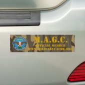 M.A.G.C. OFFIZIELLES MITGLIED AUTOAUFKLEBER (Auf Auto)