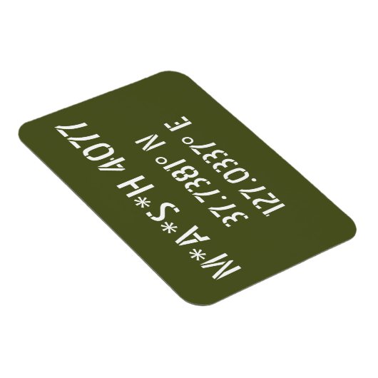 M*A*S*H 4077 Breitengrad Magnet (Rechte Seite)