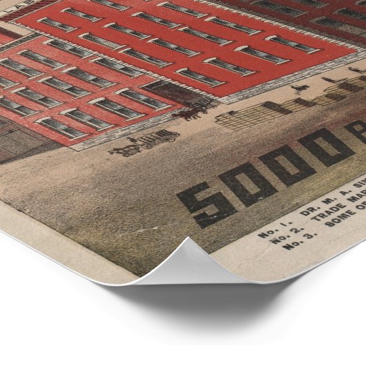 M.A. Simmons Liver Medicine Poster (Ecke)