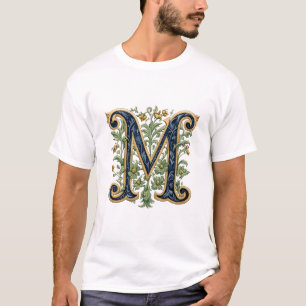 M alphabetischer Name T-Shirt