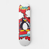 M.B. DER PINGUIN SKATEBOARD (Vorderseite)