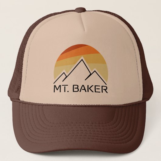 M. Baker Retro Truckerkappe (Vorderseite)