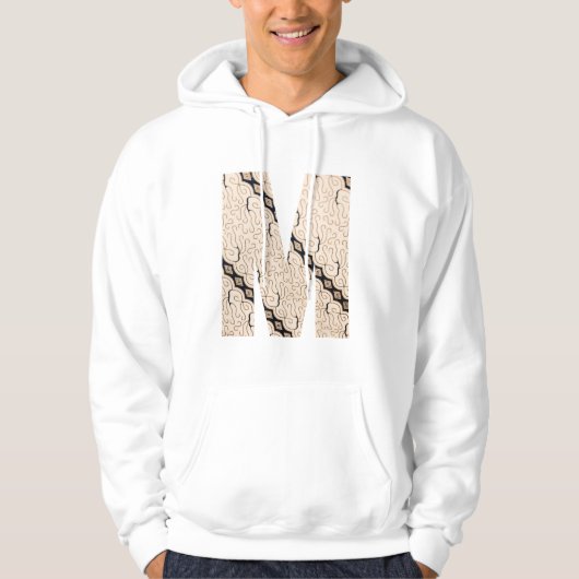M - Batik Muster Hoodie (Vorderseite)