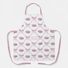 M Benutzerdefinierte rosa Macarons Frilly Coquette Schürze
