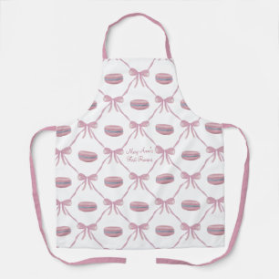M Benutzerdefinierte rosa Macarons Frilly Coquette Schürze