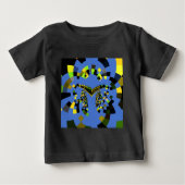 M Blau Baby T-shirt (Vorderseite)
