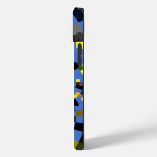 M Blau Case-Mate iPhone Hülle (Rückseite / Links)