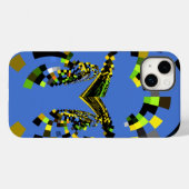 M Blau Case-Mate iPhone Hülle (Rückseite (Horizontal))