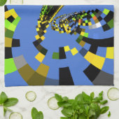 M Blau Handtuch (Gefaltet)