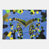 M Blau Handtuch (Horizontal)